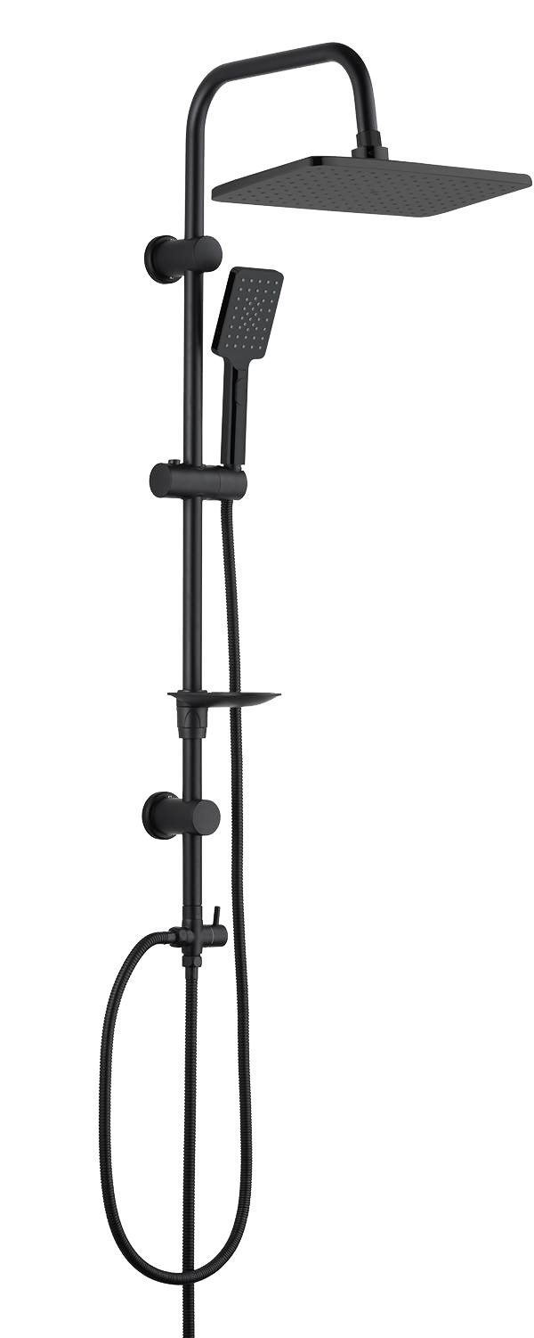 KARE DUŞ SISTEMI SIYAH LUX