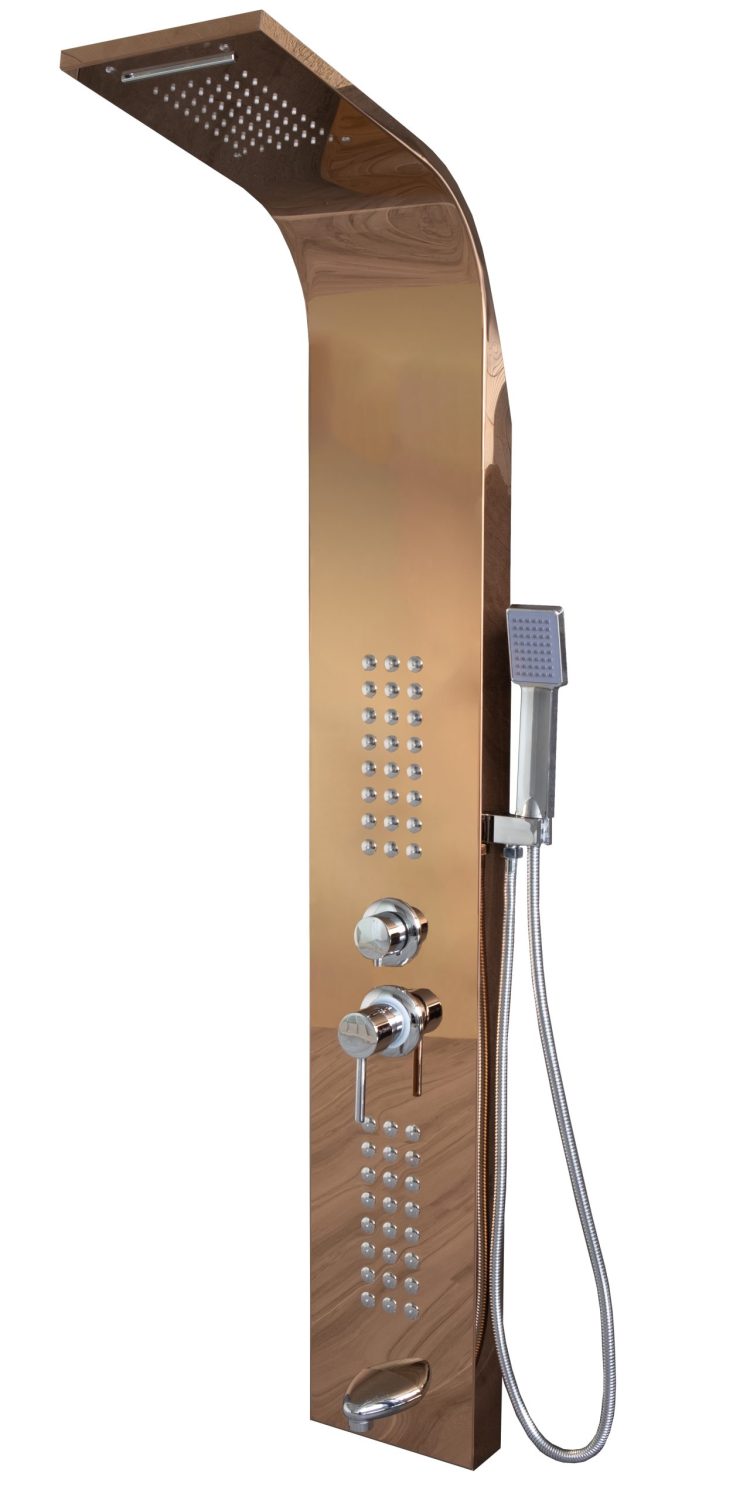 5F DUŞ PANELI ROSE GOLD