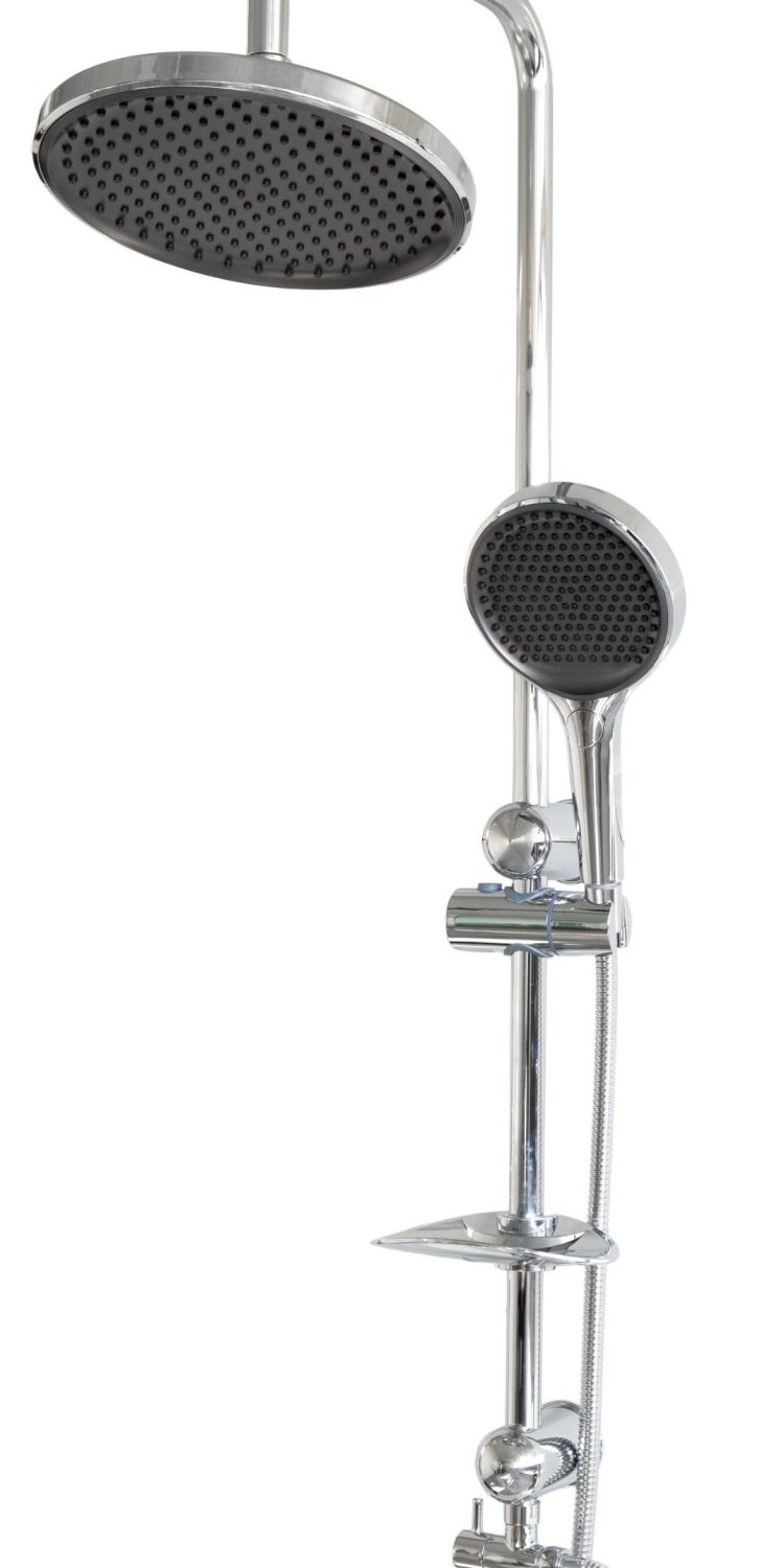 YUVARLAK DUŞ SİSTEMİ KROM DELUXE