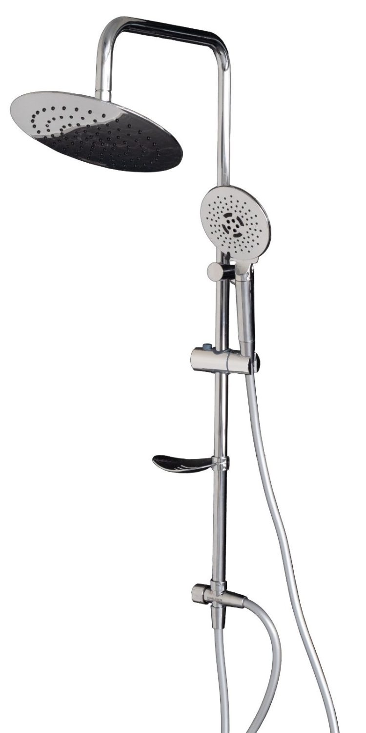 KROM YUVARLAK DUŞ SİSTEMİ STANDART SABUNLUKLU