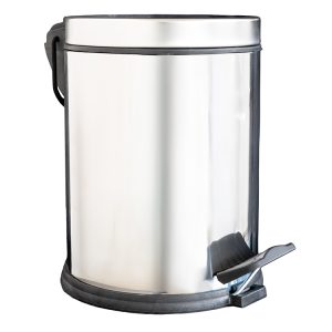 BASIC PEDALLI ÇÖP KOVASI 5 LİTRE SS430
